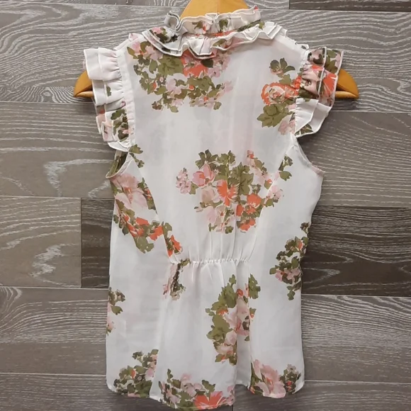 Live 4 Truth ruffles summer floral top - Picture 6 of 8
